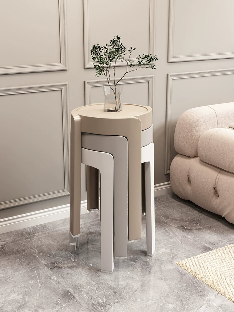 Household plastic thickened for stackable dining chairs