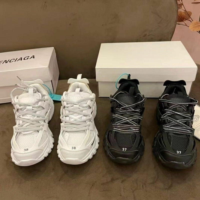 Pure original daddy Paris track3ins couple heightened versatile trendy sneakers men's and women's men's shoes booster shoes
