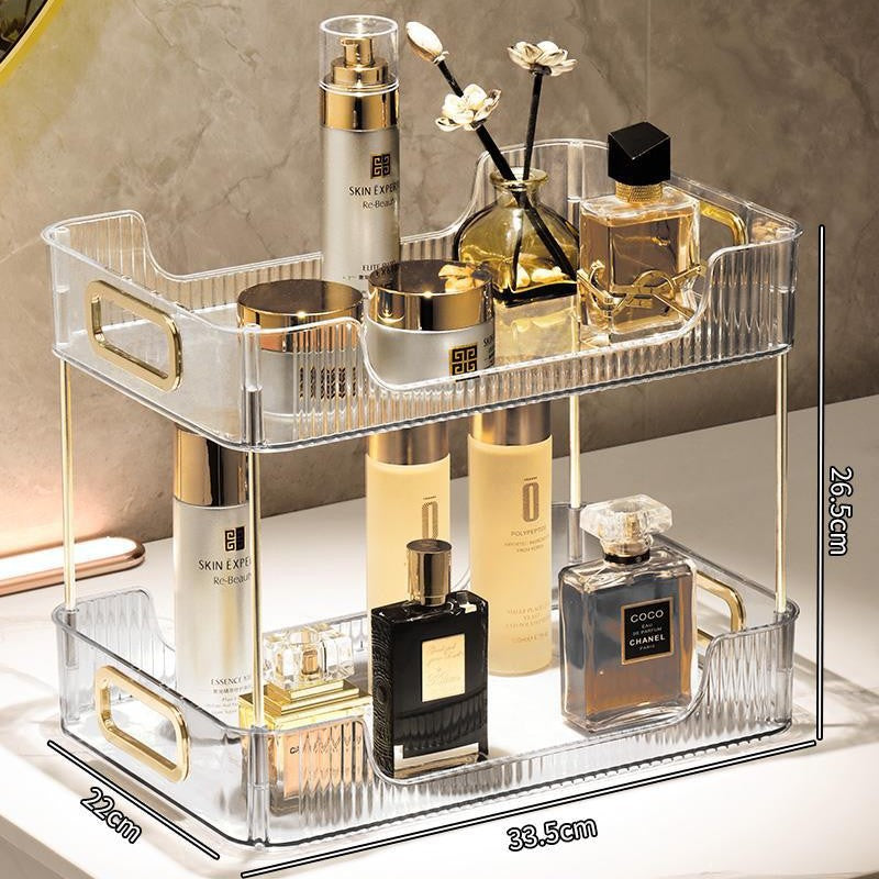 Light luxury washstand, cosmetics shelf, toilet, washroom, washroom, countertop, bathroom, dressing table, storage box