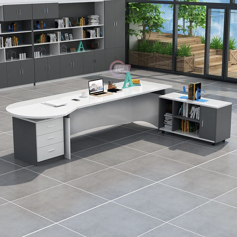 Boss desk chair combination manager supervisor simple modern office furniture executive desk executive desk computer desk