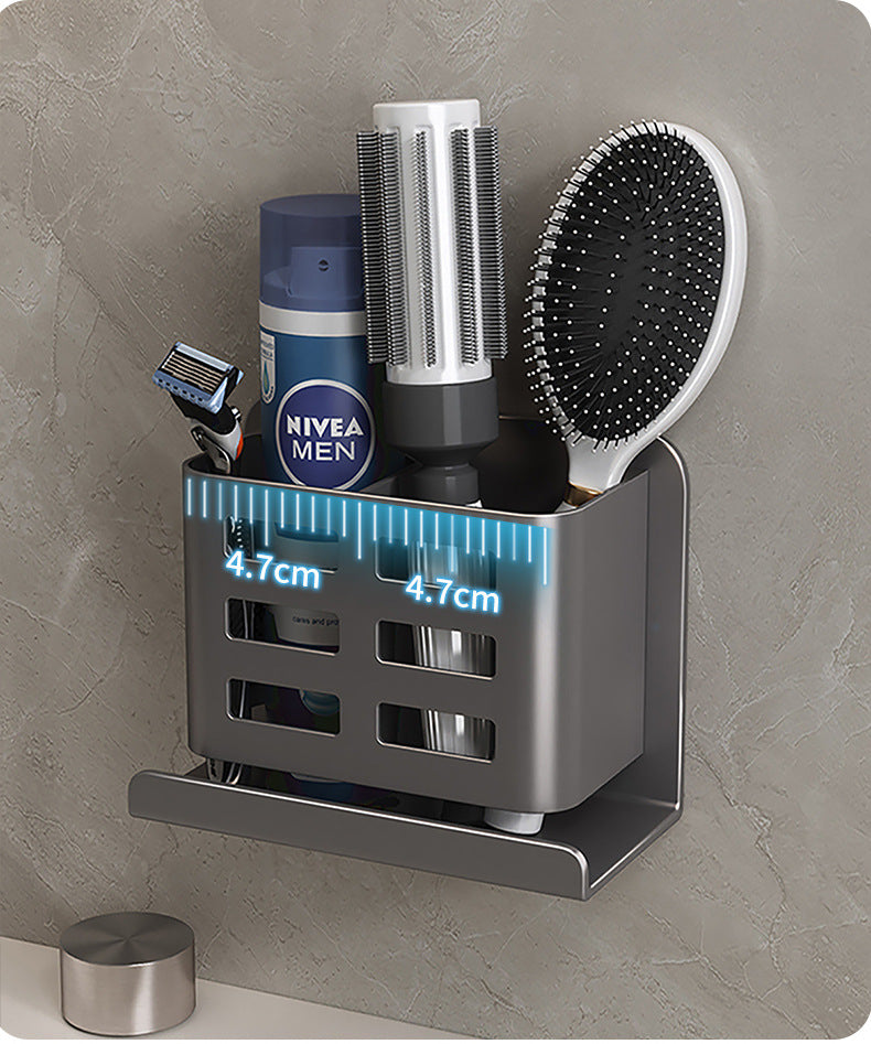 Bathroom comb, shelf, toilet, non-perforated, wall-hung toilet, cosmetics, razor, toothbrush, toothpaste storage tube