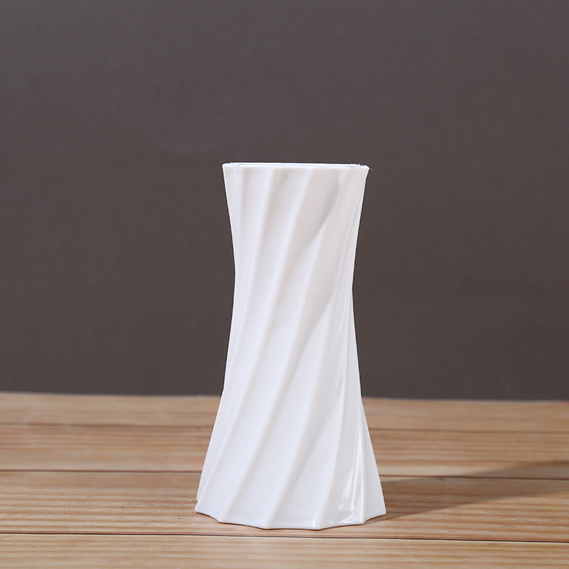 ins style plastic small vase creative home small vase decoration water sample flower arrangement dried flower arranger ornament ornament wholesale