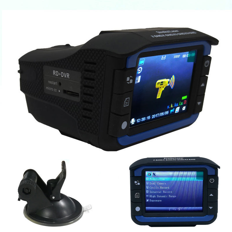 VG3 electronic dog driving recorder vehicle mobile radar two-in-one detector multi-voice broadcast early warning device