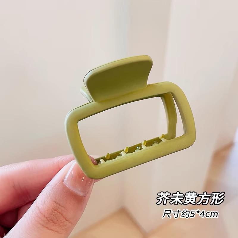 square small grab clip women's new hair grab back of the head pan hairpin half tie hairpin shark clip headpiece wholesale