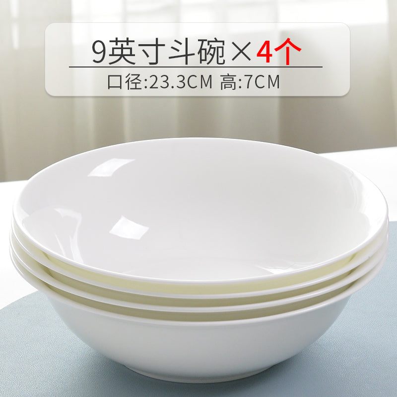 White noodle bowl