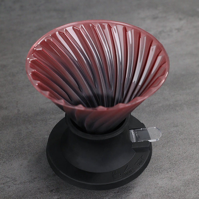 Smart Cup Pour-Over Coffee V60 Filter Cup Drip Coffee Sharing Pot Home Steep Filter Set
