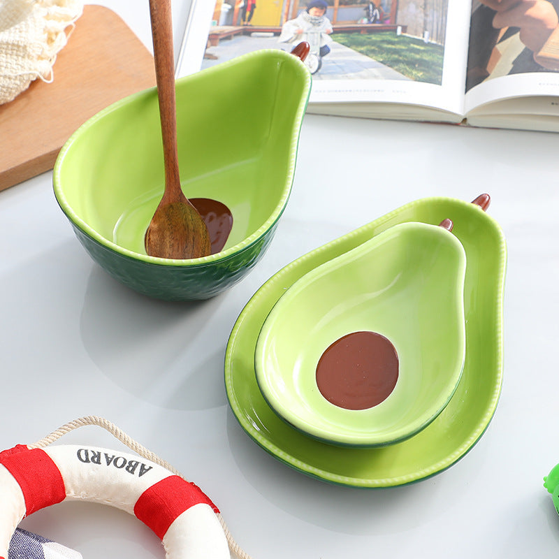Creative Ceramic Carrot Bowl Cute Kids Ceramic Cutlery Set Home Fruit Salad Bowl Personality Fruit Bowl