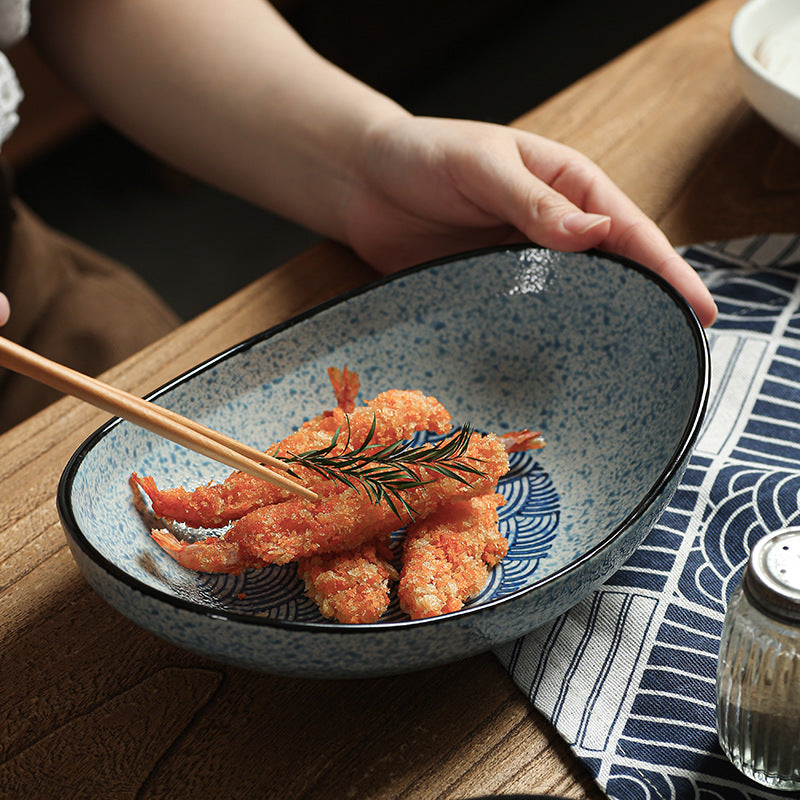 Japanese creative ingots bowl, ceramic dinner plate, Japanese food plate, sushi plate, multi-style dish display plate, manufacturers wholesale