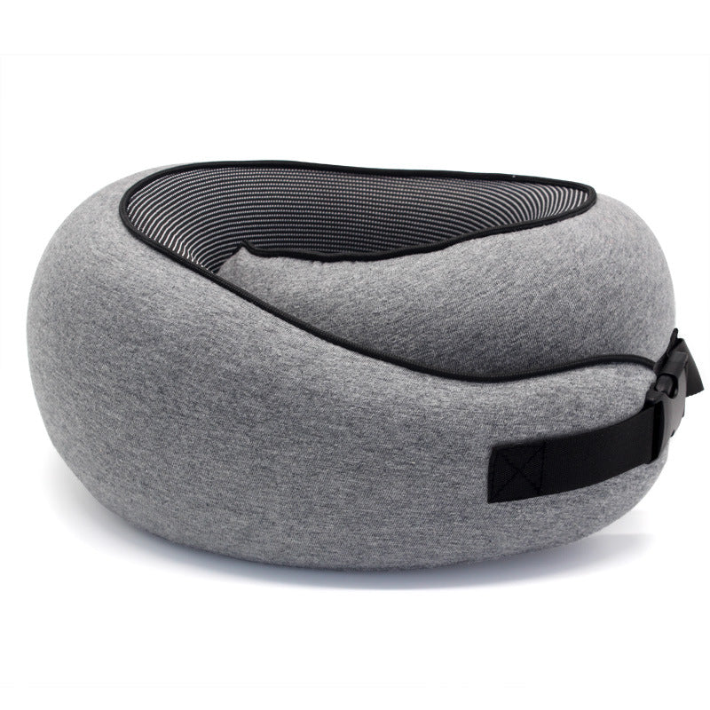 U-shaped pillow memory foam neck pillow cross-border slow rebound car travel neck pillow spot wholesale ostrich U-shaped pillow