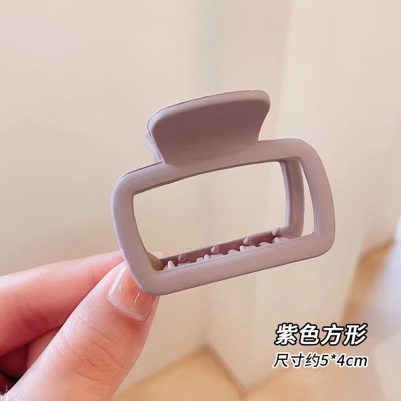 square small grab clip women's new hair grab back of the head pan hairpin half tie hairpin shark clip headpiece wholesale