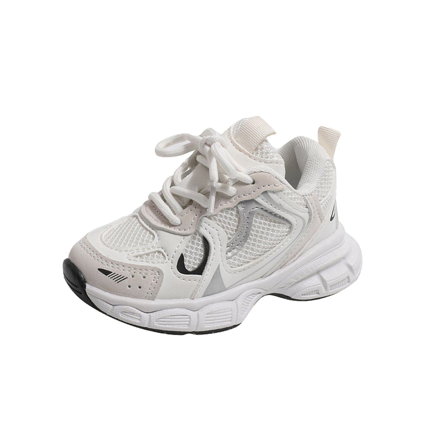 Children's shoes, thick-soled, heightened, mesh, dad shoes, trendy, versatile, spring, autumn, breathable, casual sports, boys' and girls' shoes