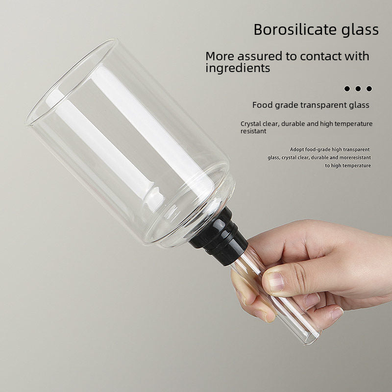 Home Siphon Coffee Maker Manual Brewing Coffee Utensils Set Gift Box Glass Upper and Lower Pot Accessories Coffee Machine
