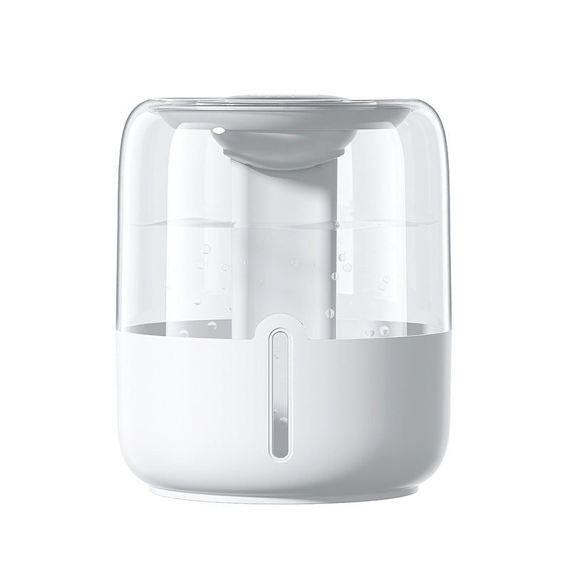 New 6.8L Large Capacity Humidifier USB Dual Spray Home Dormitory Office Bedroom Desktop with Night Light
