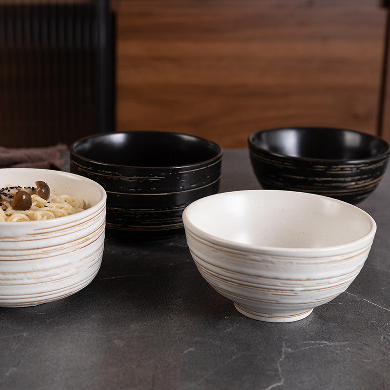 Japanese Ceramic Vintage Single Rice Bowl Donburi Bowl Tableware Fakai Bowl Ramen Bowl Soup Bowl Home Restaurant Small Rice Bowl