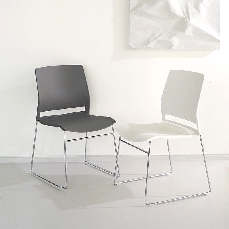 Modern Simple Staff Organization Office Meeting Negotiation Training Chair Nordic Bow Armless Conference Training Chair