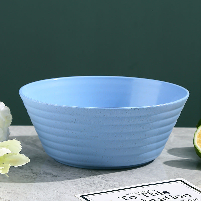 Simple ramen bowl plastic bowl large household instant noodle bowl spicy hot snail noodle special soup bowl anti-drop bowl wholesale