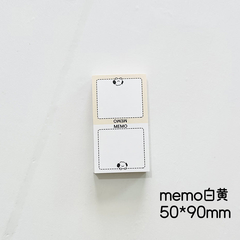 Flower ink jelly third bullet jelly mini brick cute student note book study notes plan paper sticky note paper