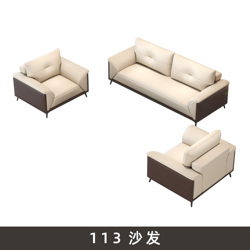 High-end atmosphere, boss desk, simple modern fashion, president desk, desk and chair combination, light luxury executive desk office