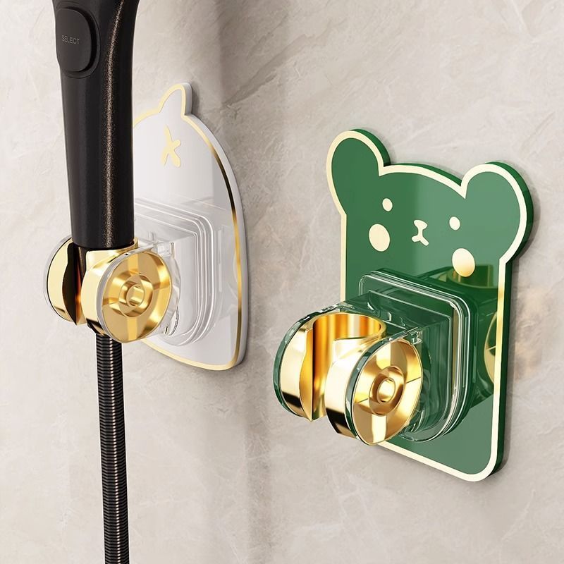 Non-perforated shower bracket, bathroom shower head fixing artifact, multi-gear adjustable shower head hanger, spray head wall seat sticker