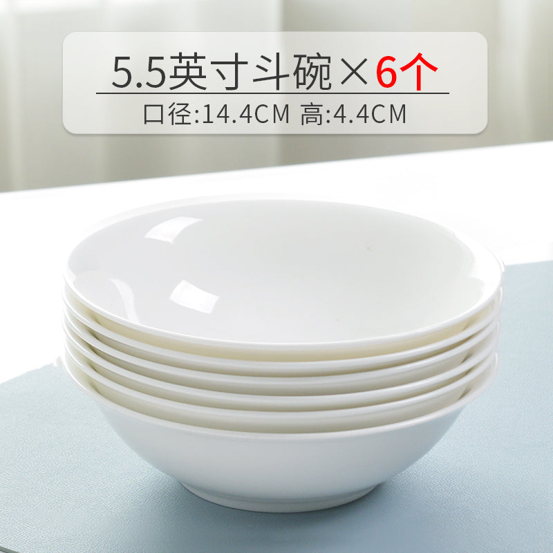 White noodle bowl