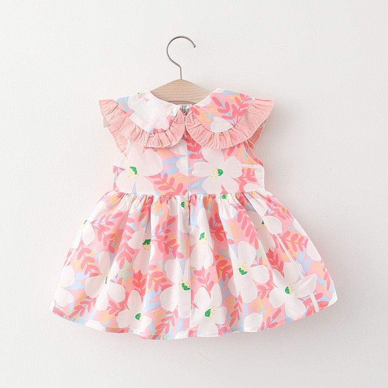 Children's 2022 foreign cute skirt girls' baby sleeveless printed dress summer girls' skirt drop shipping 1071
