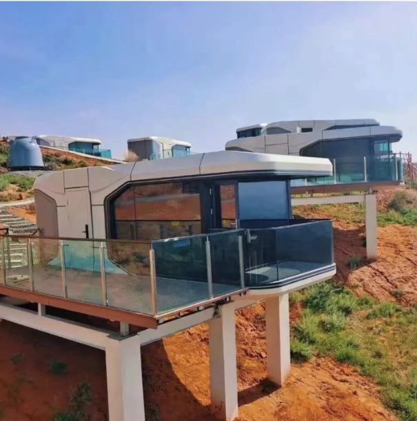 High quality space capsule, modern module cabin, scenic area, hotel accommodation, integrated house, luxury miniature landscape capsule house