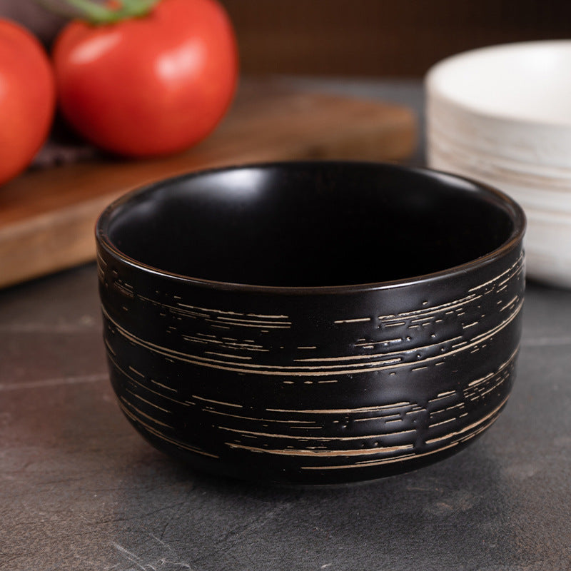 Japanese Ceramic Vintage Single Rice Bowl Donburi Bowl Tableware Fakai Bowl Ramen Bowl Soup Bowl Home Restaurant Small Rice Bowl