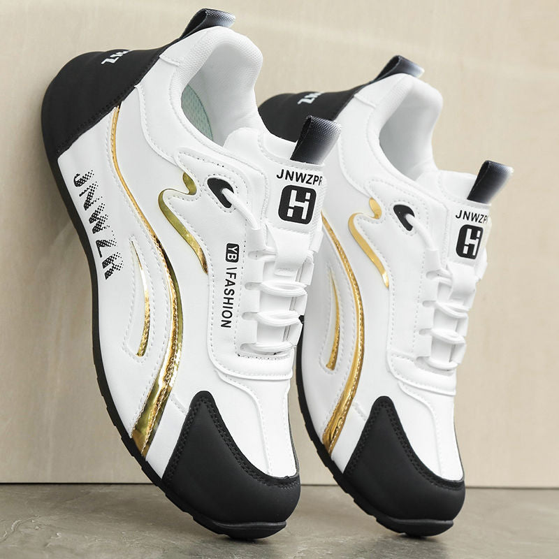 Men's shoes, leather bread, toe shoes, travel shoes, trendy casual shoes, men's sneakers, sports cross-border Pinduoduo dropship