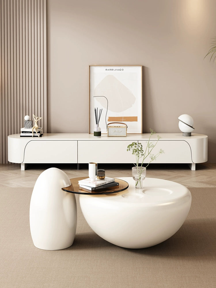 Round coffee table