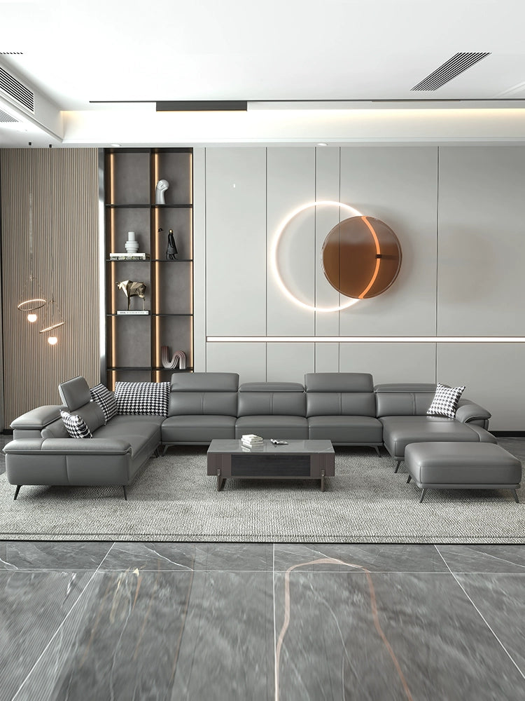 Leather sofa
