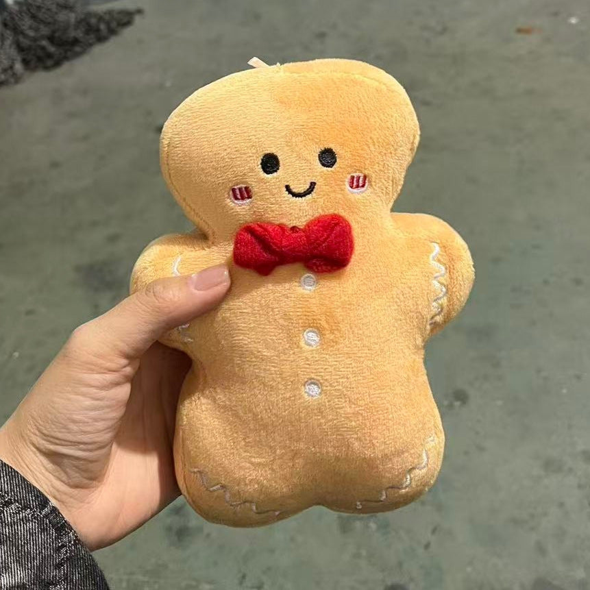 Christmas tree, gingerbread figures, dolls, Christmas Story, throw pillows, sofas, cushions, dolls, Christmas Eve, decorations, gifts