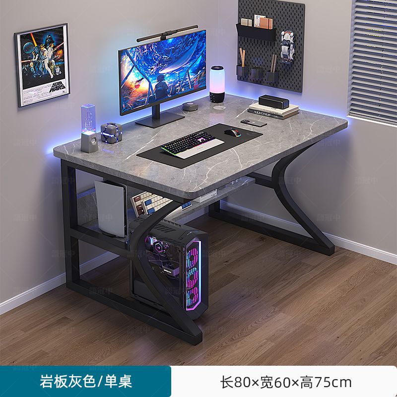 Modern Simple White Computer Desk Home Desktop Bedroom Desk Simple Gaming Desk Office Desk Workbench Table