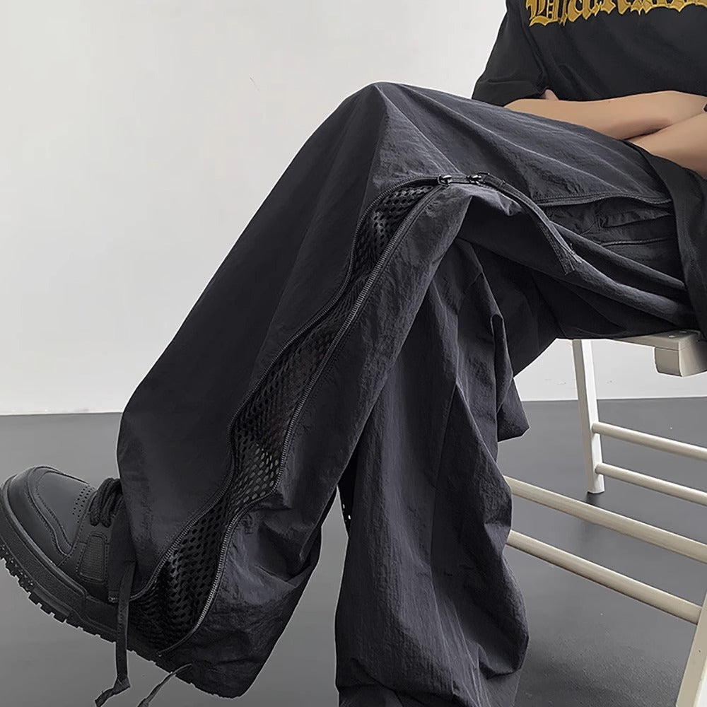 Mountaineering Assault Pants Men's 2025 Summer New Trendy Brand Quick-Drying Waterproof Paratrooper Pants Loose Straight Casual Pants