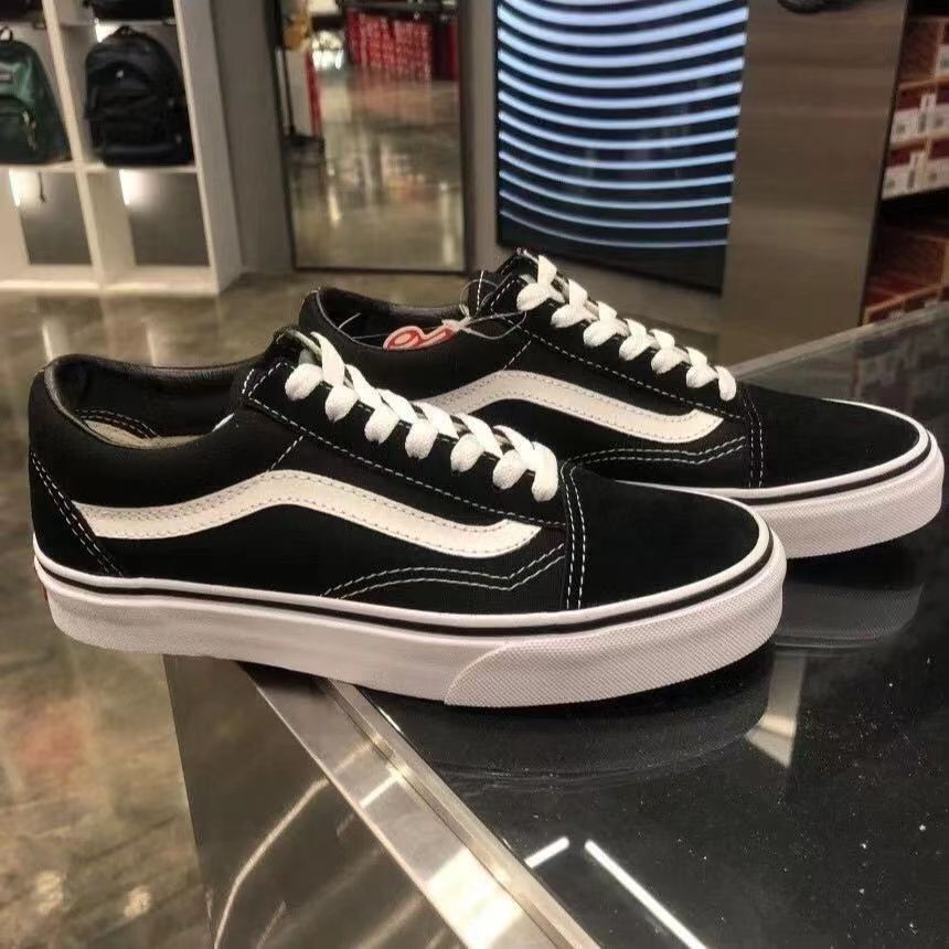 Pure original Vance Putian shoes, canvas shoes, small board shoes, classic versatile round toe men's and women's couple sports skateboard shoes
