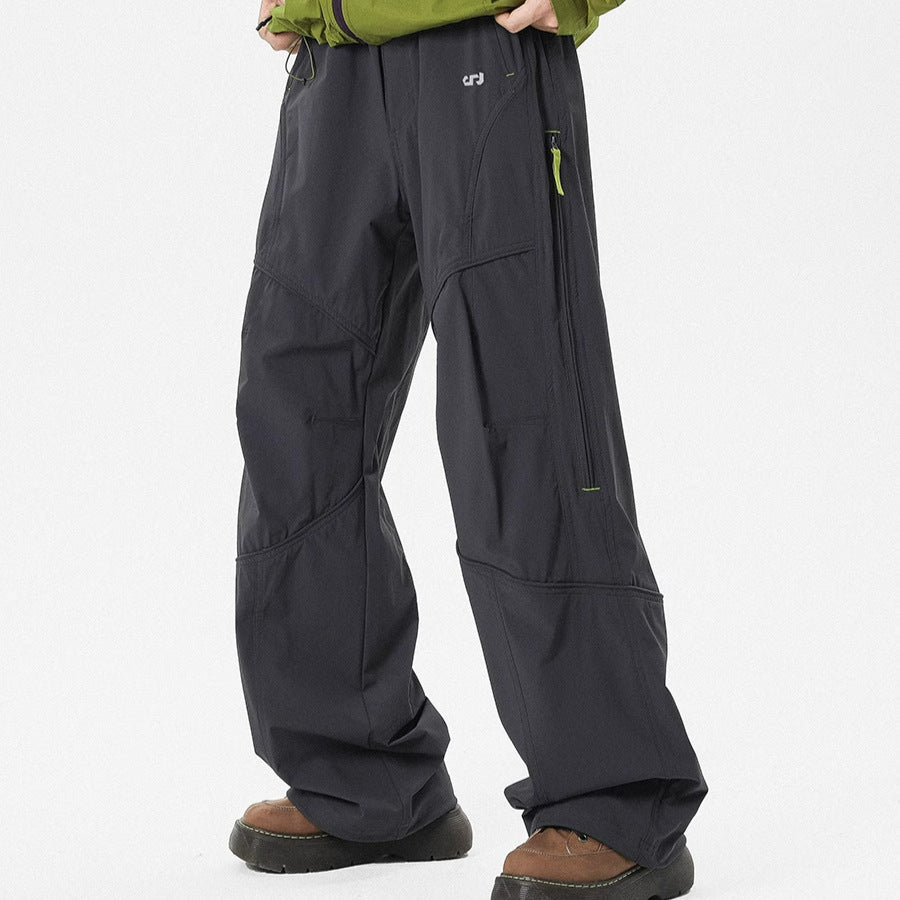 American-style outdoor assault cargo pants men's spring quick-drying waterproof water-repellent hiking pants functional side-chain sports casual pants
