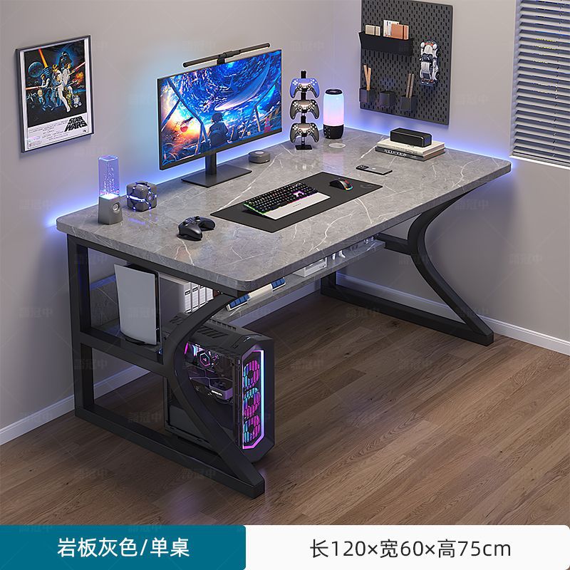 Modern Simple White Computer Desk Home Desktop Bedroom Desk Simple Gaming Desk Office Desk Workbench Table