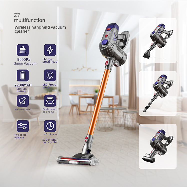 Cross-border household wireless handheld vacuum cleaner, high-suction, high-power carpet deep cleaning, vacuum cleaning and mite removal all-in-one machine