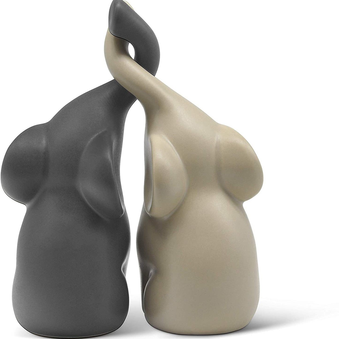 Factory direct sales couple elephant Nordic modern ceramic home décor creative ornament crafts wedding gifts