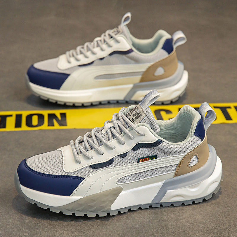 Live Explosive Men's Shoes 2024 New Men's Mesh Sneakers Breathable Casual Running Shoes