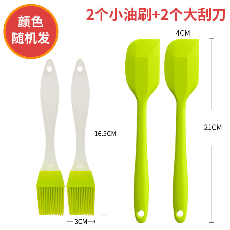 Silicone integrated oil brush