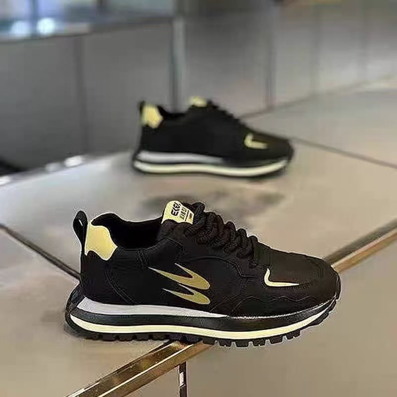 New Forrest Gump Men's Shoes Spring Trend Casual Little White Sneakers Men's Student Running Non-slip Platform Dad Shoes