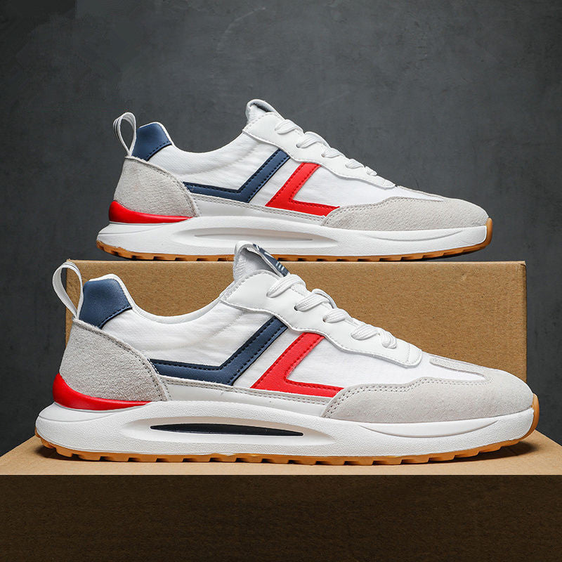 Men's shoes: spring and summer, thin casual canvas shoes, breathable board shoes, fashionable casual and versatile, breathable trendy shoes, sneakers