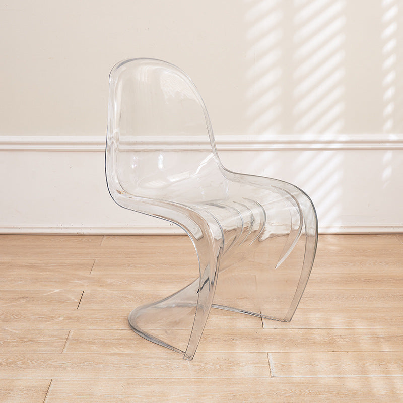 Pan Dong chair simple modern dining chair creative designer acrylic plastic chair net red transparent chair makeup stool