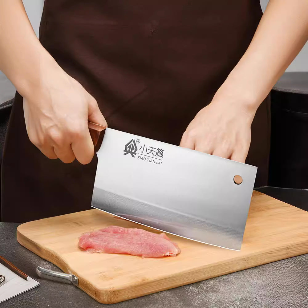 Yangjiang Kitchen Knife Cutting Board Household Kitchen Knife Set 2-in-1 Full Slicing Knife Cutting Board Complementary Food Kitchenware Combination