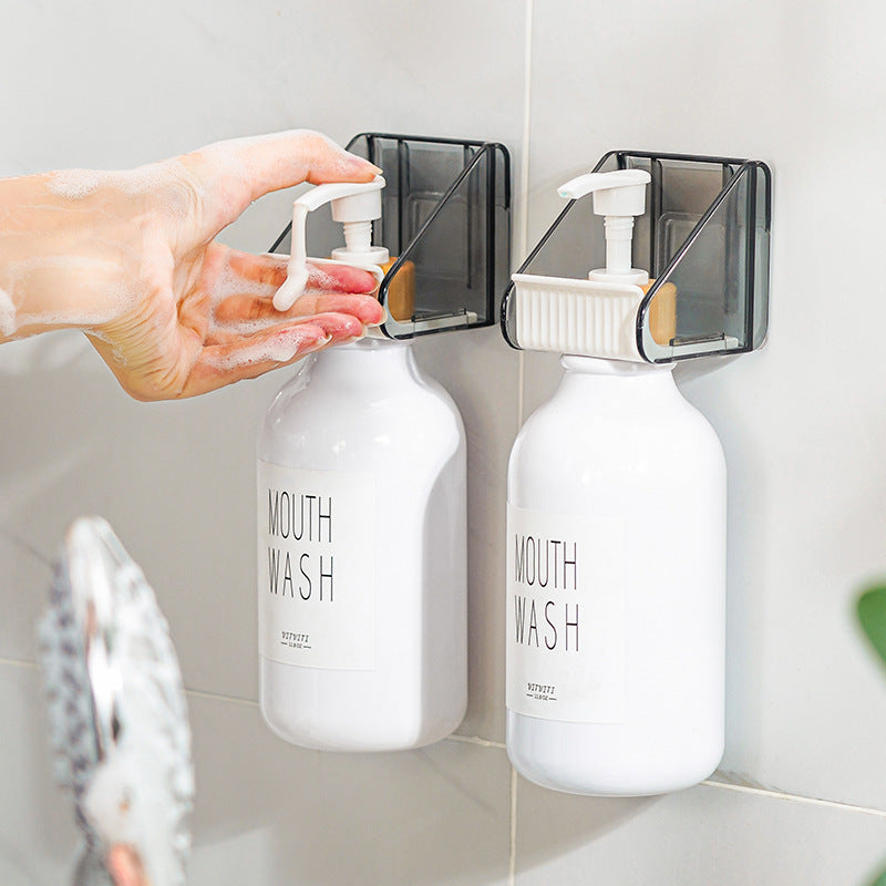 Shower gel shelf no punching shampoo stand, bathroom dish soap hanger, toilet hand sanitizer wall hanger
