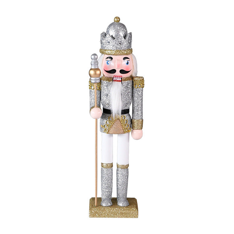 12inch new 30CM nutcracker Christmas ornament ornament tabletop Christmas walnut soldier manufacturer