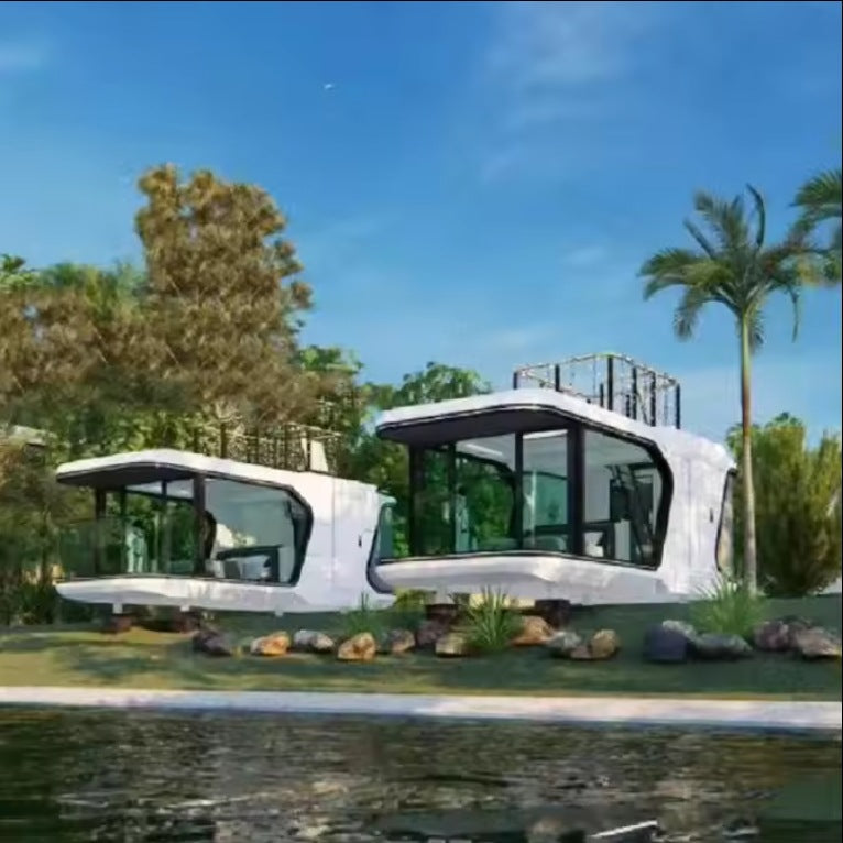 High quality space capsule, modern module cabin, scenic area, hotel accommodation, integrated house, luxury miniature landscape capsule house