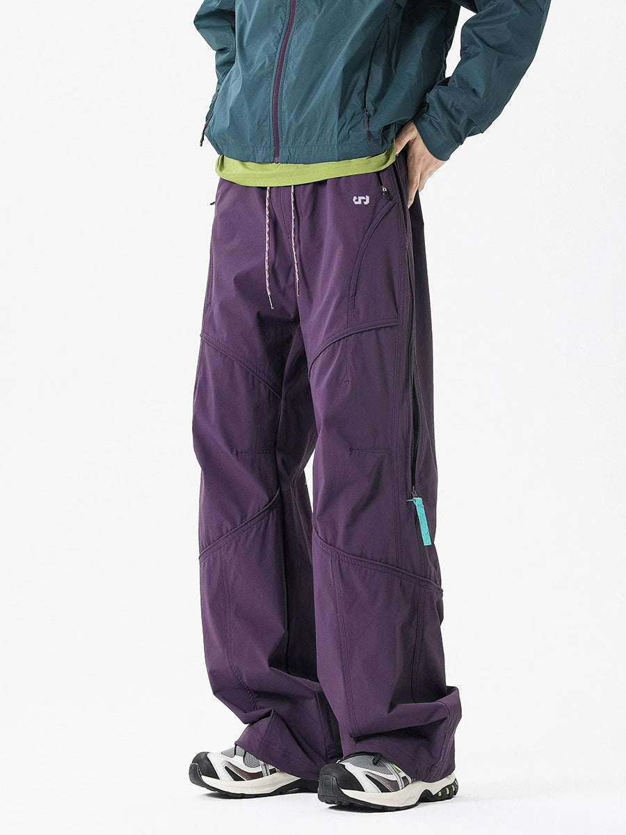 American-style outdoor assault cargo pants men's spring quick-drying waterproof water-repellent hiking pants functional side-chain sports casual pants