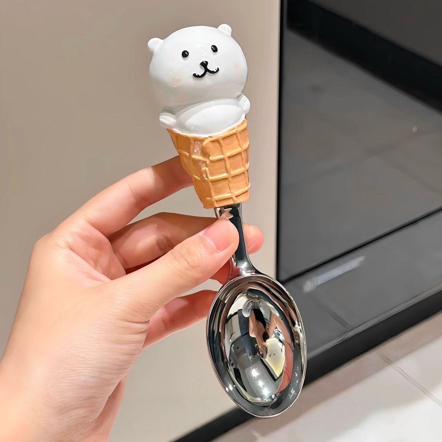 Crab claw spoon, apple kernel spoon, ice cream spoon, household creative cartoon cute dessert spoon, high-value rice spoon soup