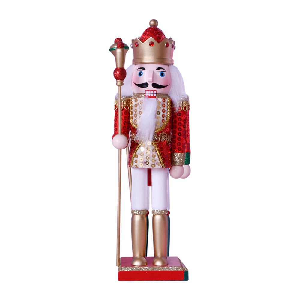 12inch new 30CM nutcracker Christmas ornament ornament tabletop Christmas walnut soldier manufacturer